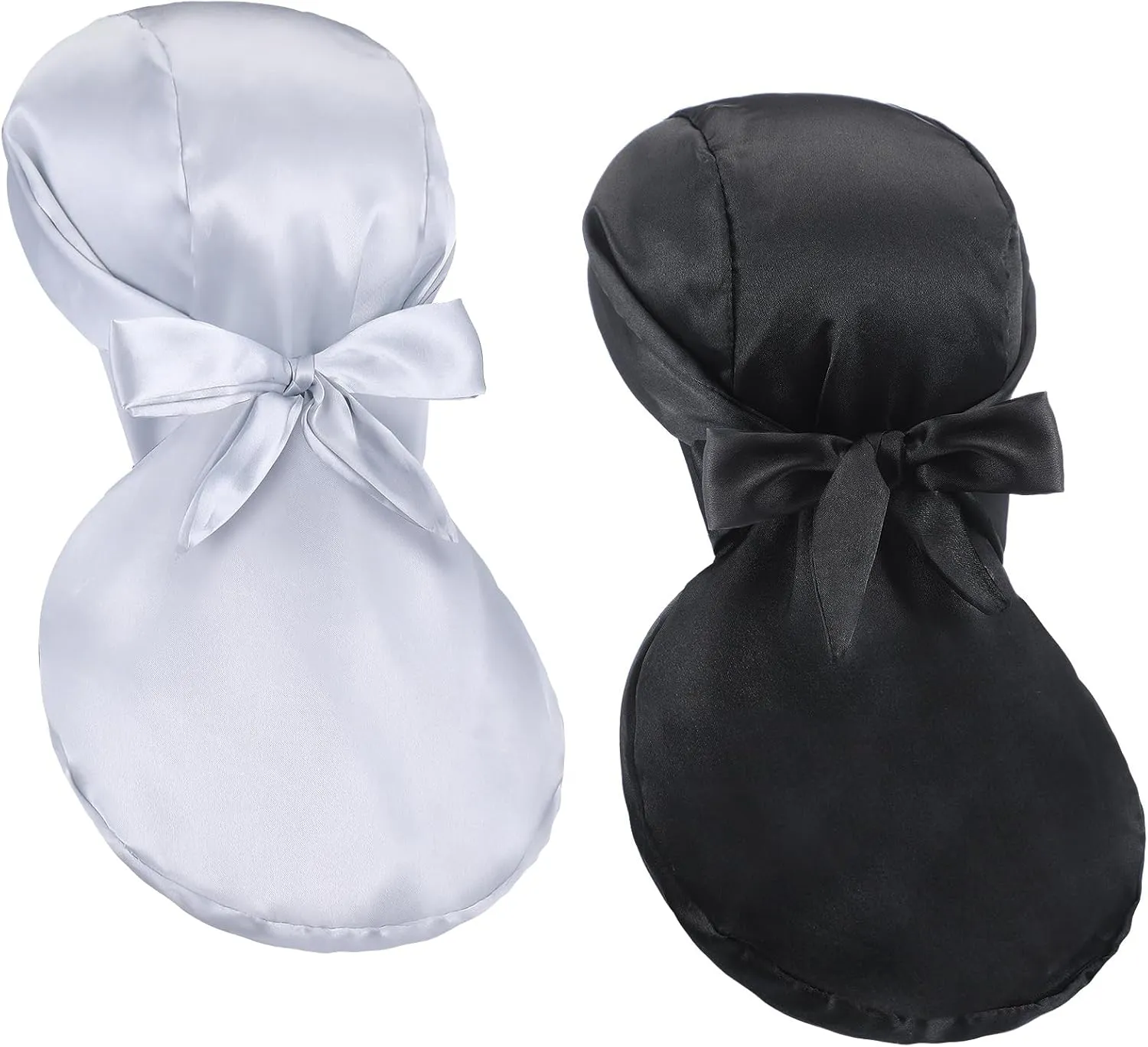 2 Pcs Do Rag for Women Motorcycle Helmet Liner Skull Cap Silk Helmet Hightail Hair Protector Accessories Durag