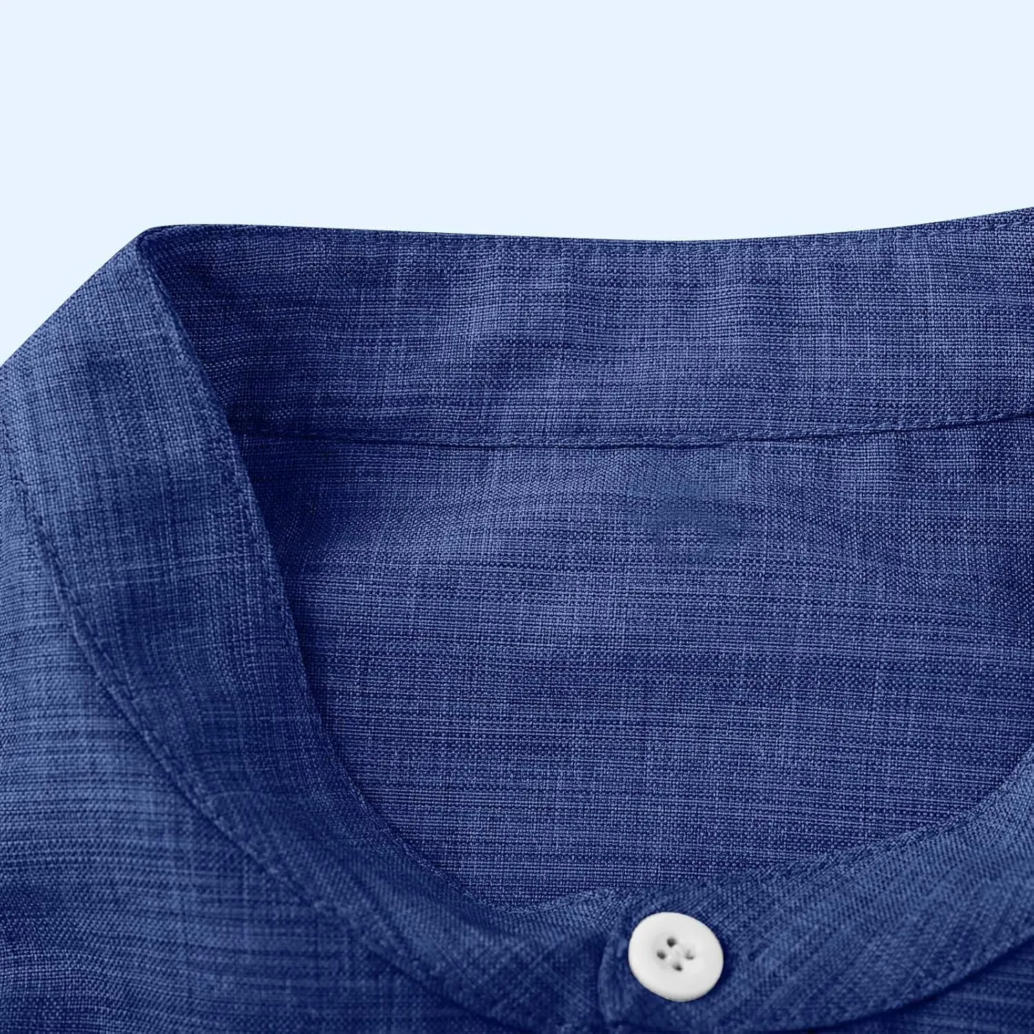 3/4 Length Sleeve Mens Shirts Casual Stylish V Neck Button Up Cotton Linen Henley Shirt Summer Beach Vacation Clothes