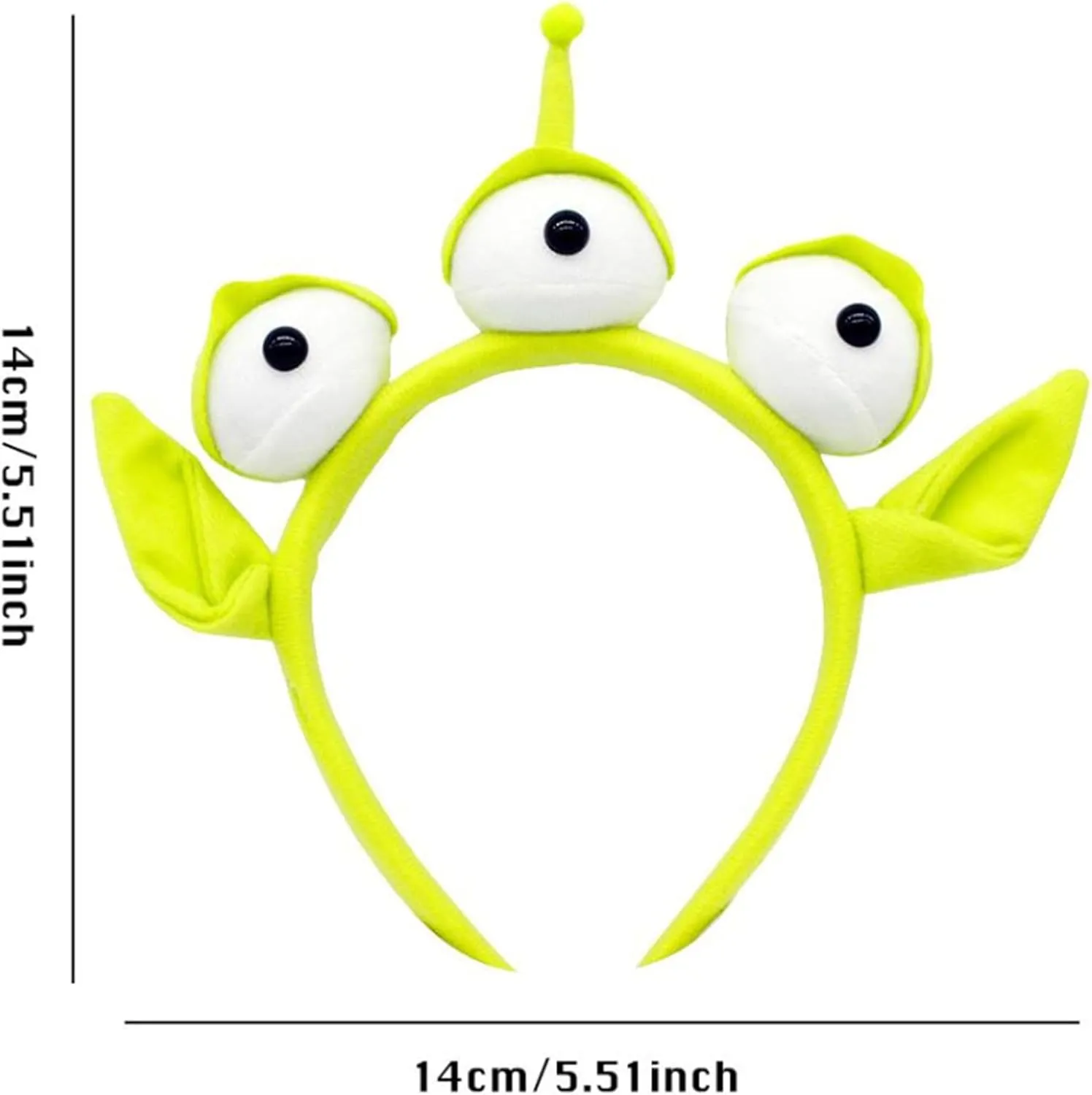 Alien Monster Toy - Stretchy Plush Eyeball Headband for Halloween Cosplay