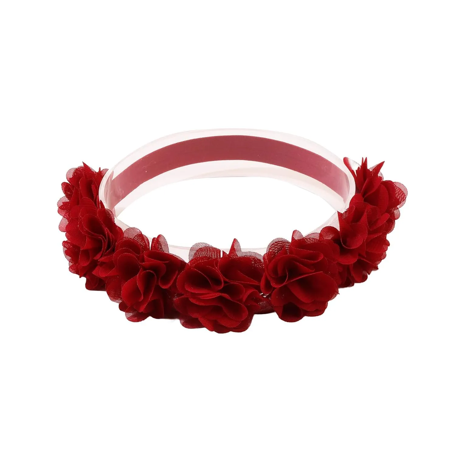 Baby Girls Christmas Headbands Flower Headband 3 Pcs Nylon Elastic Headbands Newborn Hair Bows Christmas Hair Accessories Gifts for Infant Toddlers Kids