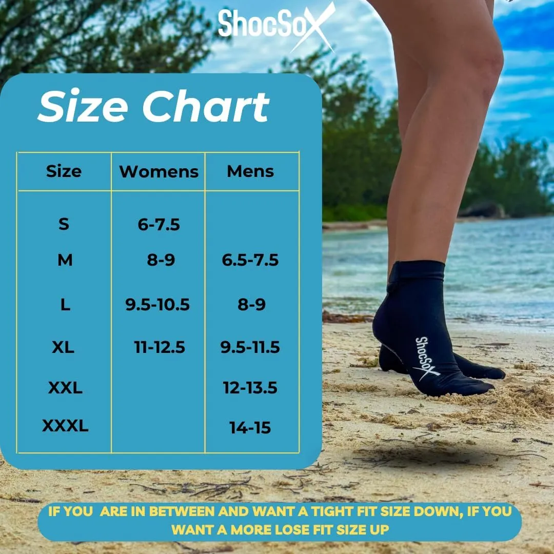 Beach Volleyball & Sand Soccer Socks No-Holes Guaranteed Soles for Maximum Protection