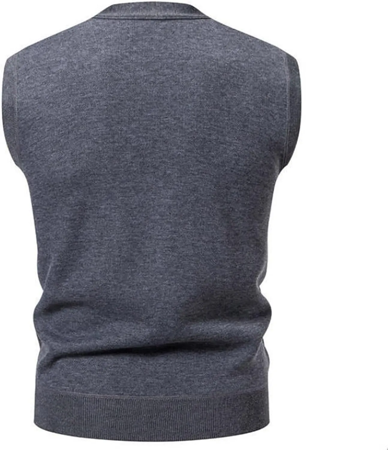 Cambkatl Men's Argyle Sweater Vest - Vintage Preppy Style Button Down V Neck Sleeveless Casual Slim Fit Knitted Cardigan Vest