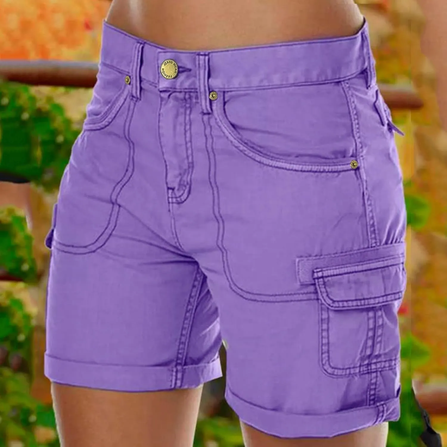 Cargo Shorts Women Loose Casual Shorts Outdoor Hiking Shorts Golf Running Athletic Shorts Summer Bermuda Shorts