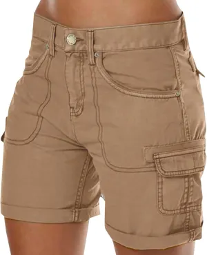 Cargo Shorts Women Loose Casual Shorts Outdoor Hiking Shorts Golf Running Athletic Shorts Summer Bermuda Shorts