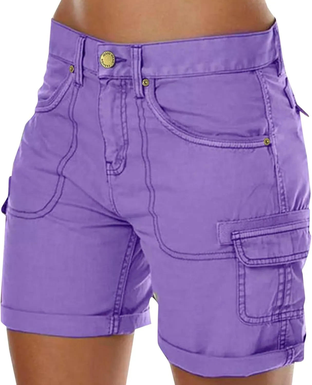Cargo Shorts Women Loose Casual Shorts Outdoor Hiking Shorts Golf Running Athletic Shorts Summer Bermuda Shorts