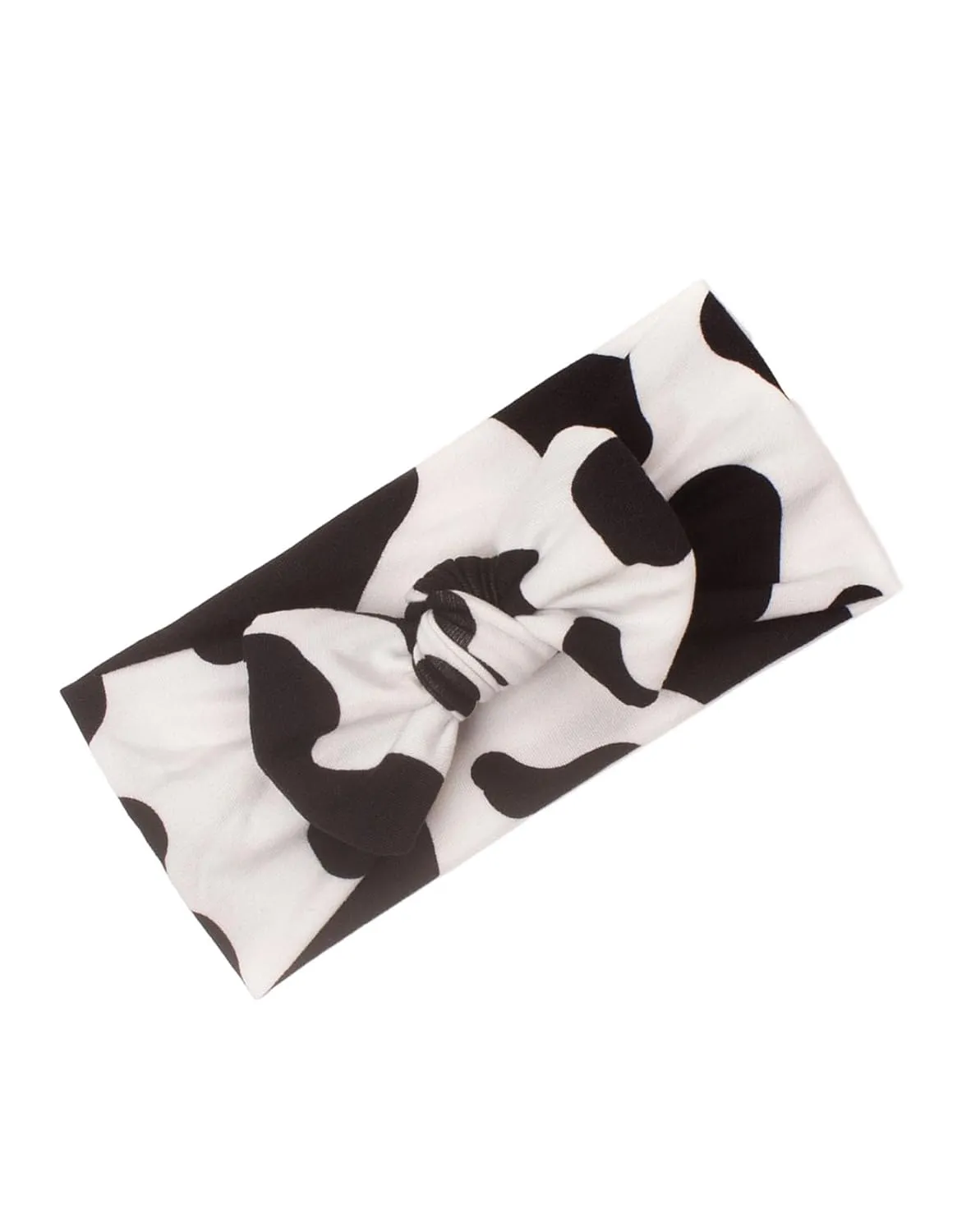 Cow Stria Baby Girl Hair Clip Bows Headband and HeadWear BBG37 (B0-Hair Band Bow)