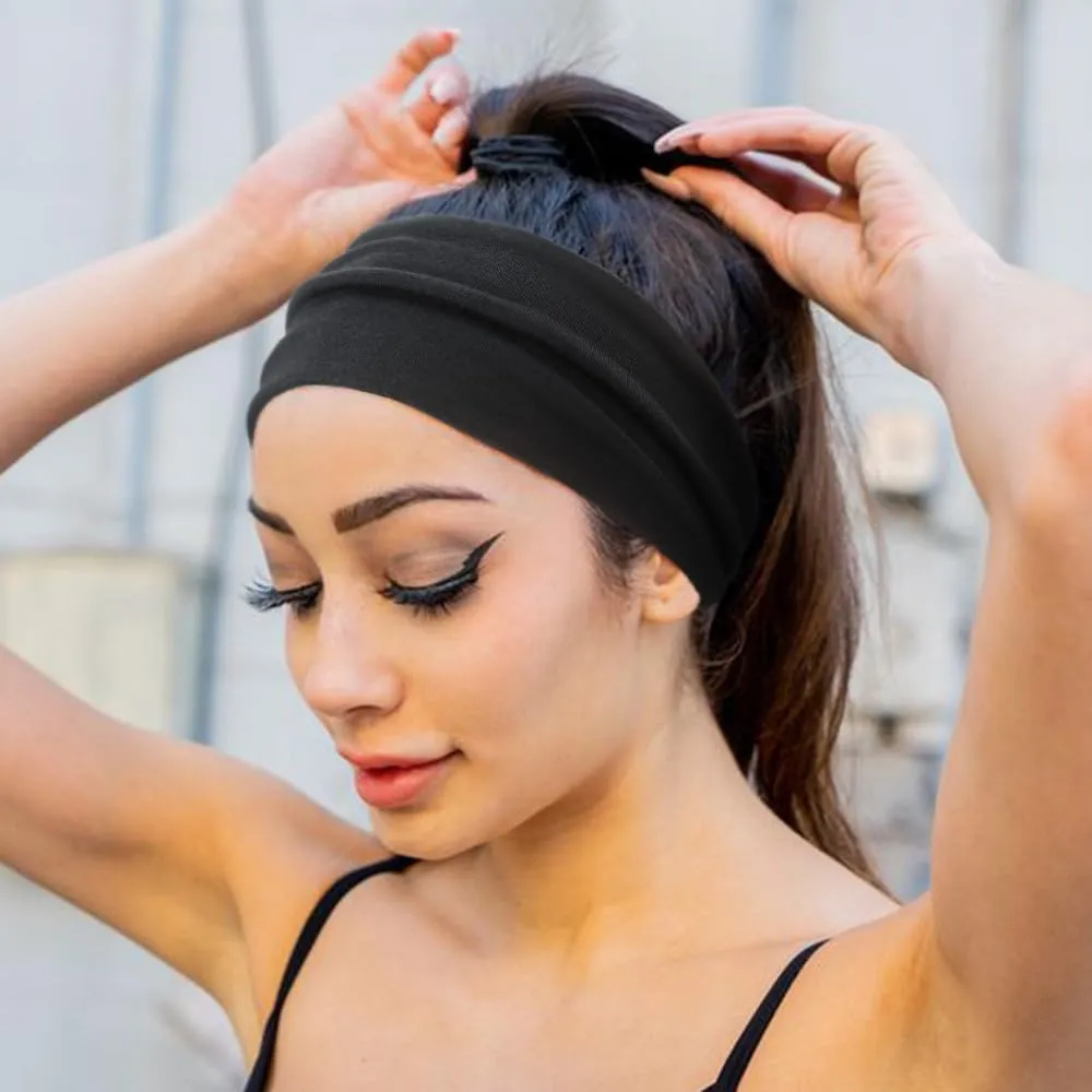Elastic Knotted Headbands for Women Criss Cross Head Bands for Women's Hair Non Slip Boho Wrap Twisted Hair Accessories