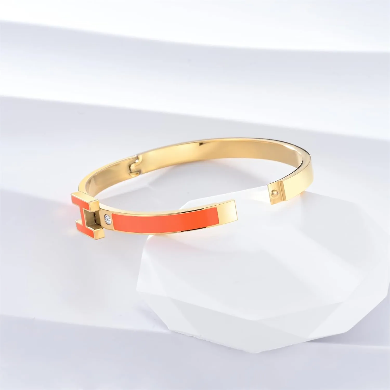Gold Bracelets for Women,H Bracelet,Bangle Bracelets for Women,Dainty Bracelet Jewelry Easter Christmas Mothers Day Gifts for Women