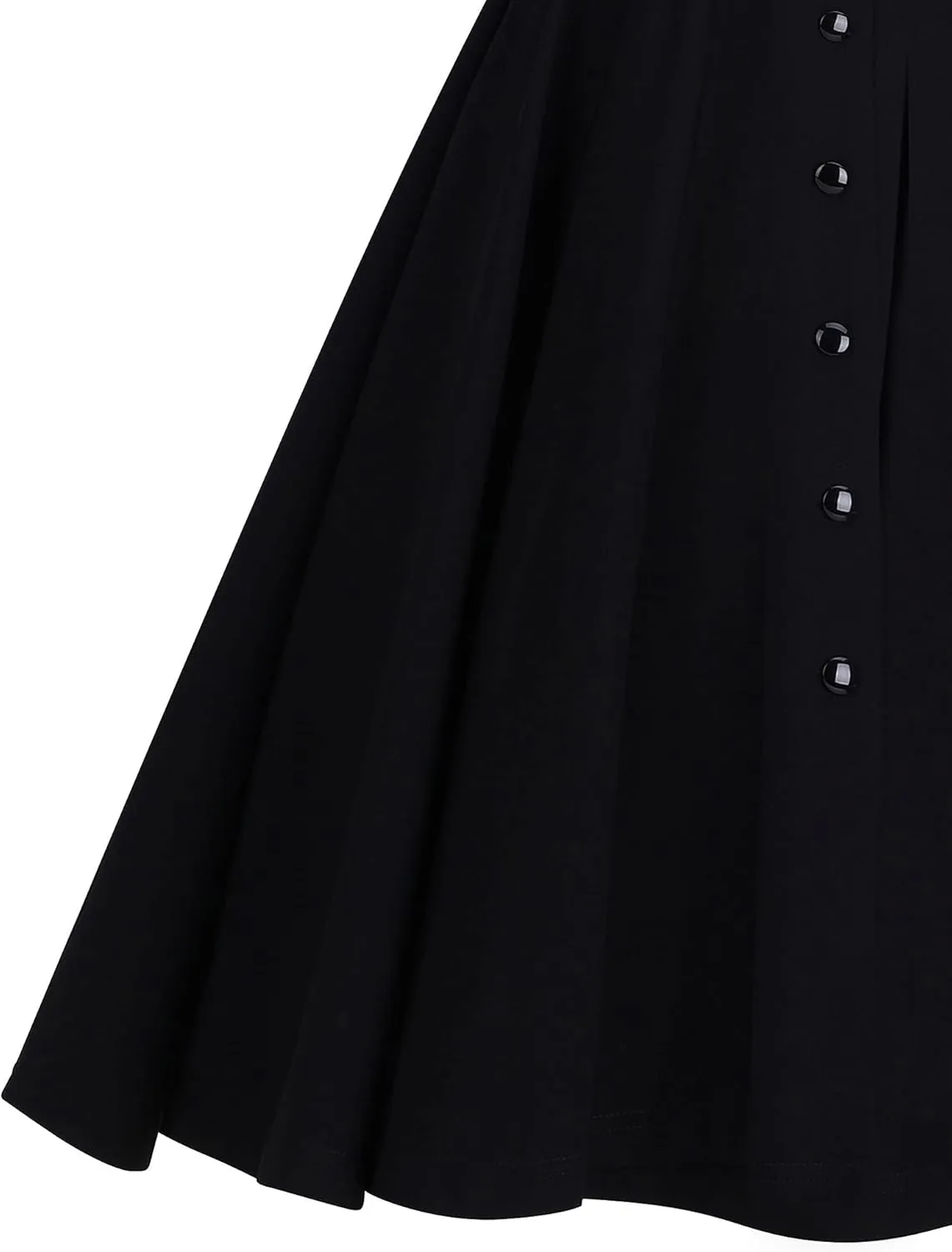 GownTown 1950 Women Dress Midi Shirt Dress Cocktail Dress with Belt