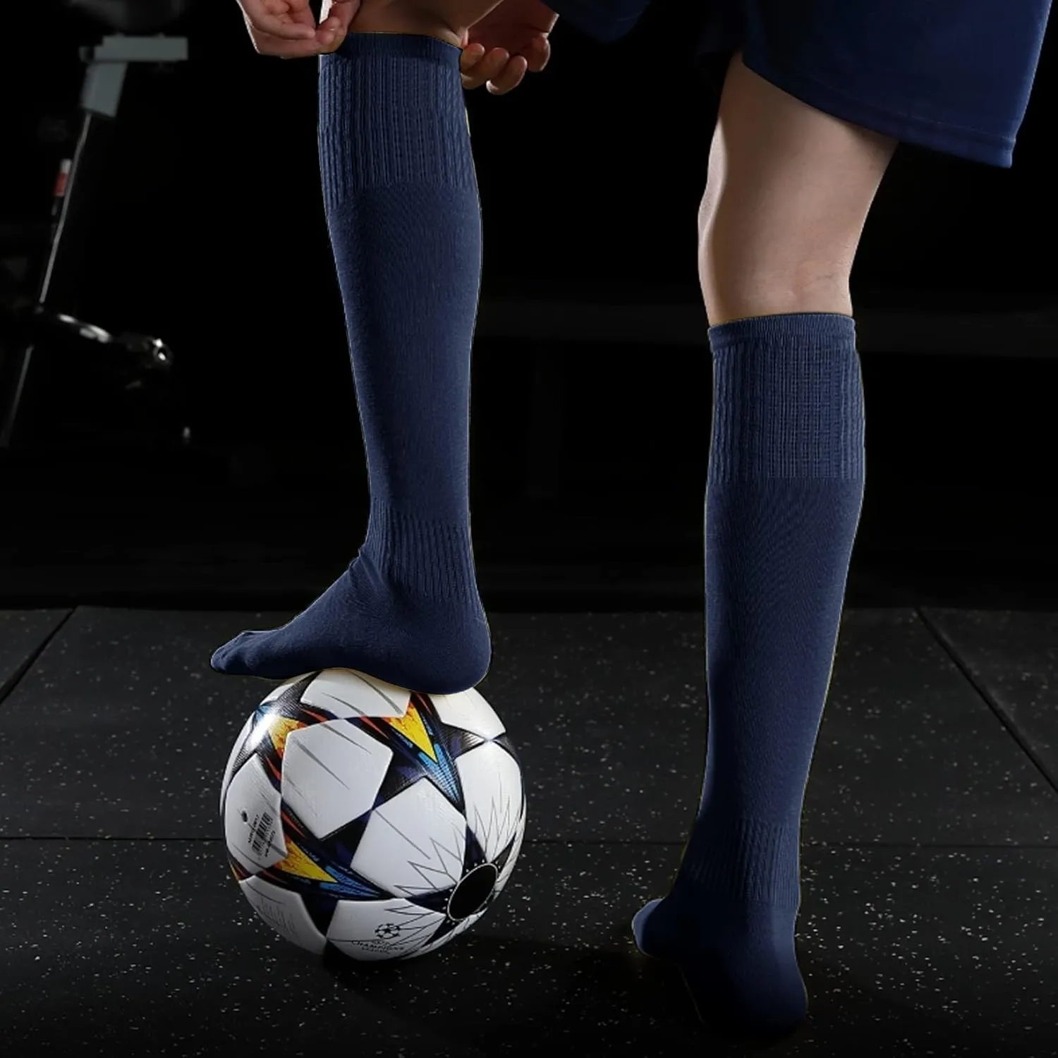 GRAPMKTG 3 Pack Softball Soccer Socks Baseball Football Socks for Youth Men and Women
