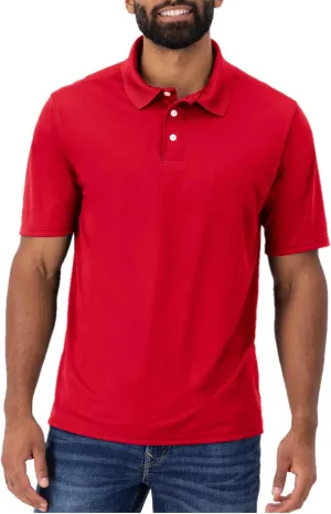 Hanes Sport Men's Polo Shirt, Men's Cool DRI Moisture-Wicking Performance Polo Shirt, Jersey Knit Performance Polo Shirt