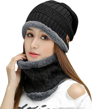 HINDAWI Womens Slouchy Beanie Winter Hat Knit Warm Snow Ski Skull Outdoor Cap