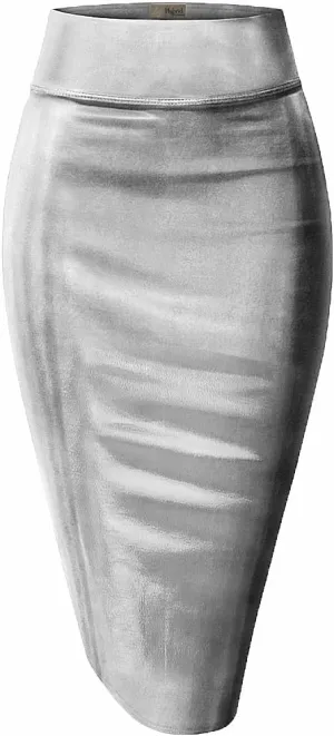 Hybrid & Company Womens Pencil Skirt