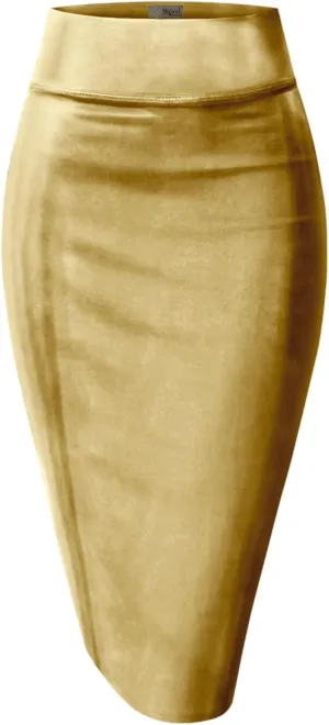 Hybrid & Company Womens Pencil Skirt