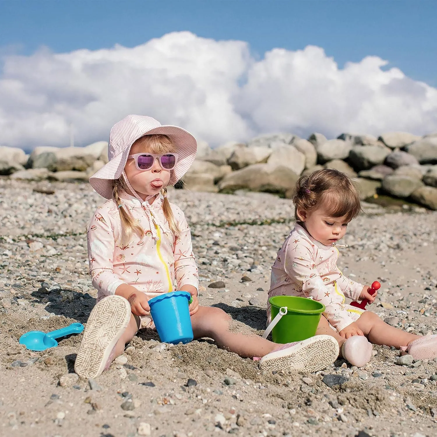JAN & JUL Baby Toddler Kids Flexible UV-400 Polarized Sun-glasses with Strap for Girls Boys