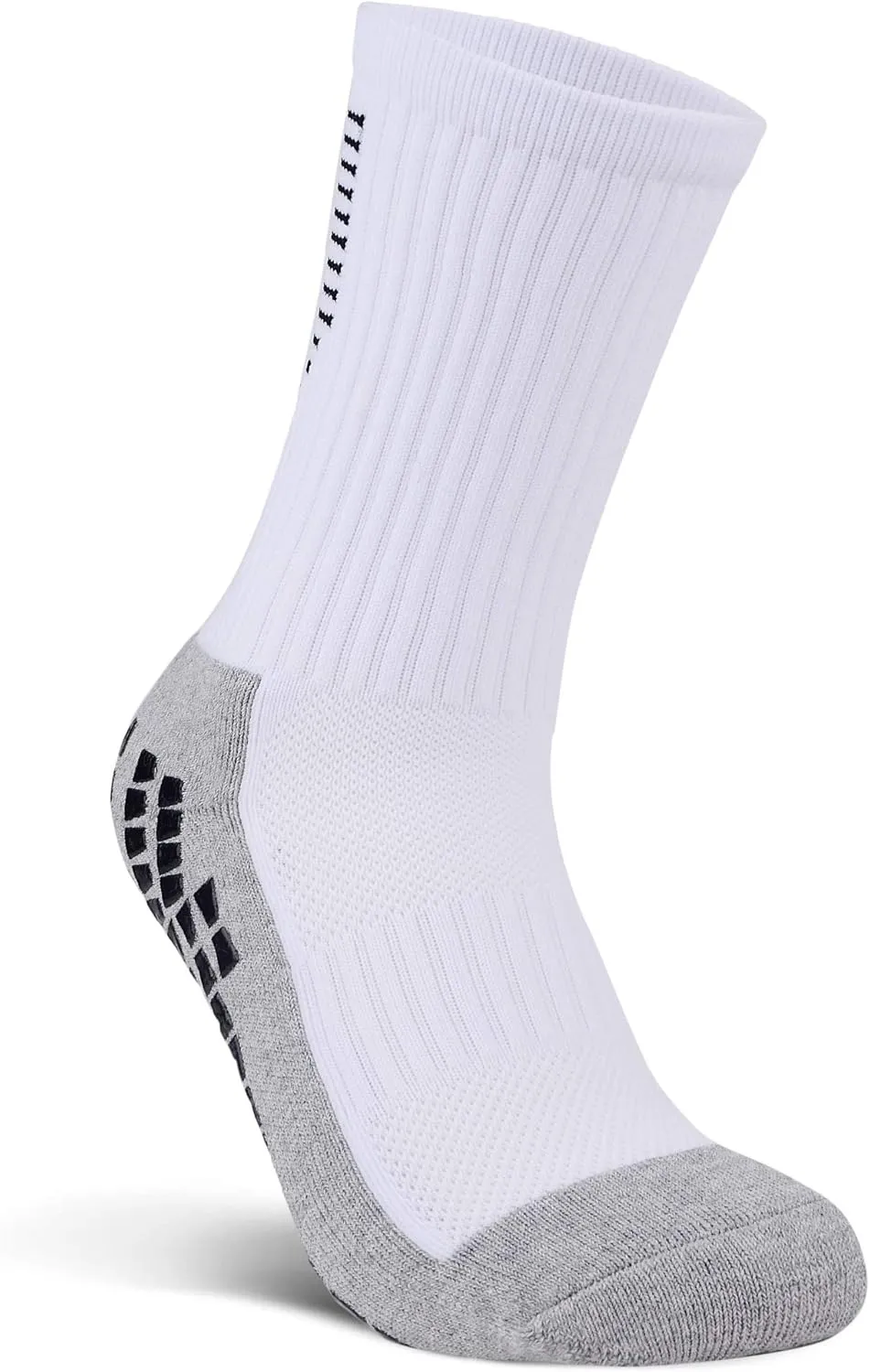 JHM Grip Non Slip Anti Slip Non Skid Slipper Sport Athletic Socks for Men and Women for US shoe sizes 6-12
