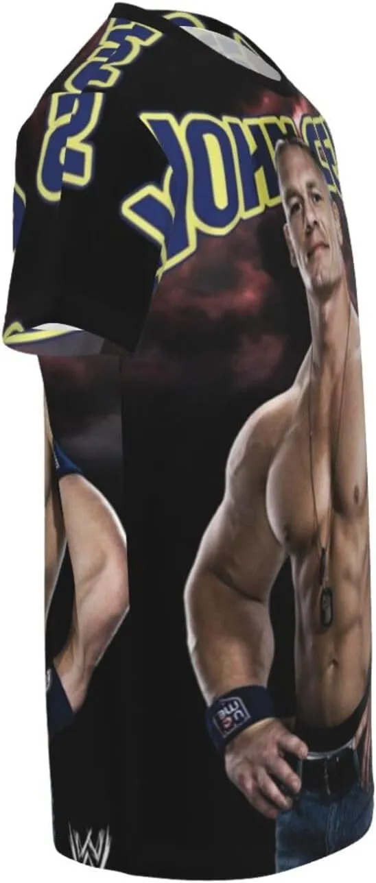 John Wrestler Cena T-Shirt Teen Boy Girl 3D Printing Short-Sleeved T-Shirt Fashion Youth Shirt