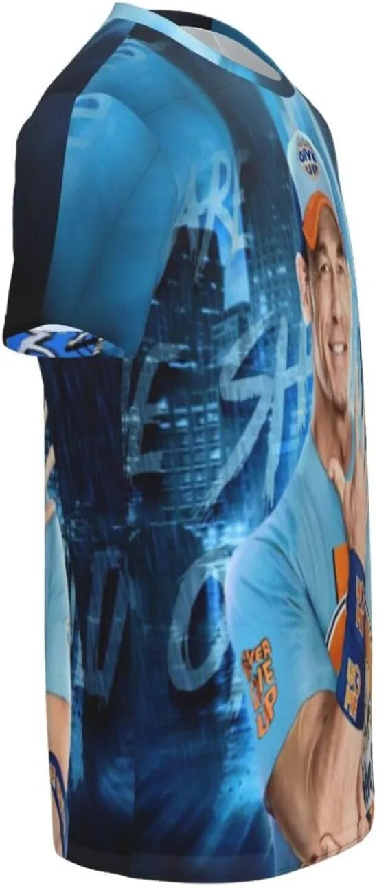 John Wrestler Cena T-Shirt Teen Boy Girl 3D Printing Short-Sleeved T-Shirt Fashion Youth Shirt