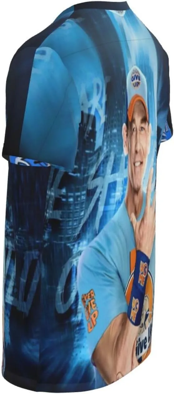 John Wrestler Cena T-Shirt Teen Boy Girl 3D Printing Short-Sleeved T-Shirt Fashion Youth Shirt