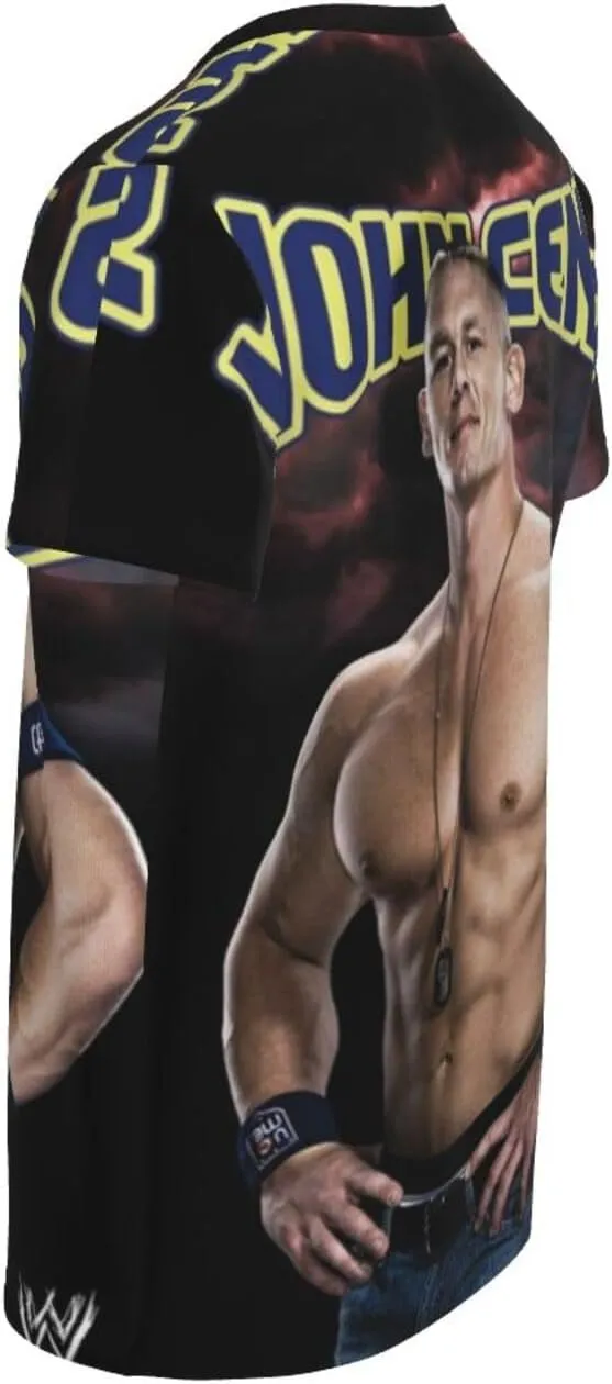 John Wrestler Cena T-Shirt Teen Boy Girl 3D Printing Short-Sleeved T-Shirt Fashion Youth Shirt