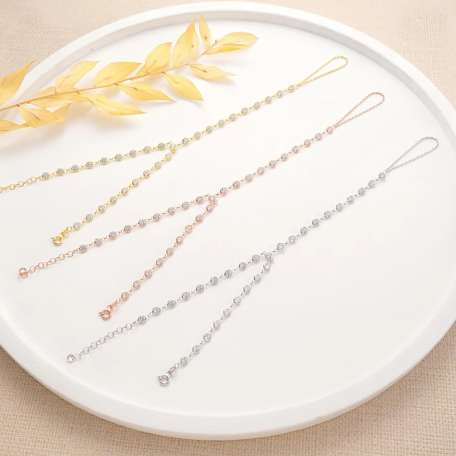 Long tiantian Hand Chain for Women Ring Bracelet Hand Chain Dainty Gold Finger Ring Slave Bracelet Zircon Hands Jewelry Gifts Trendy Stuff 2025