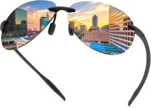 Polarized Sunglasses for Men and Women Rimless Frame Driving Glasses UV400 Protection Shades Sport Eyewear Eyeglasses