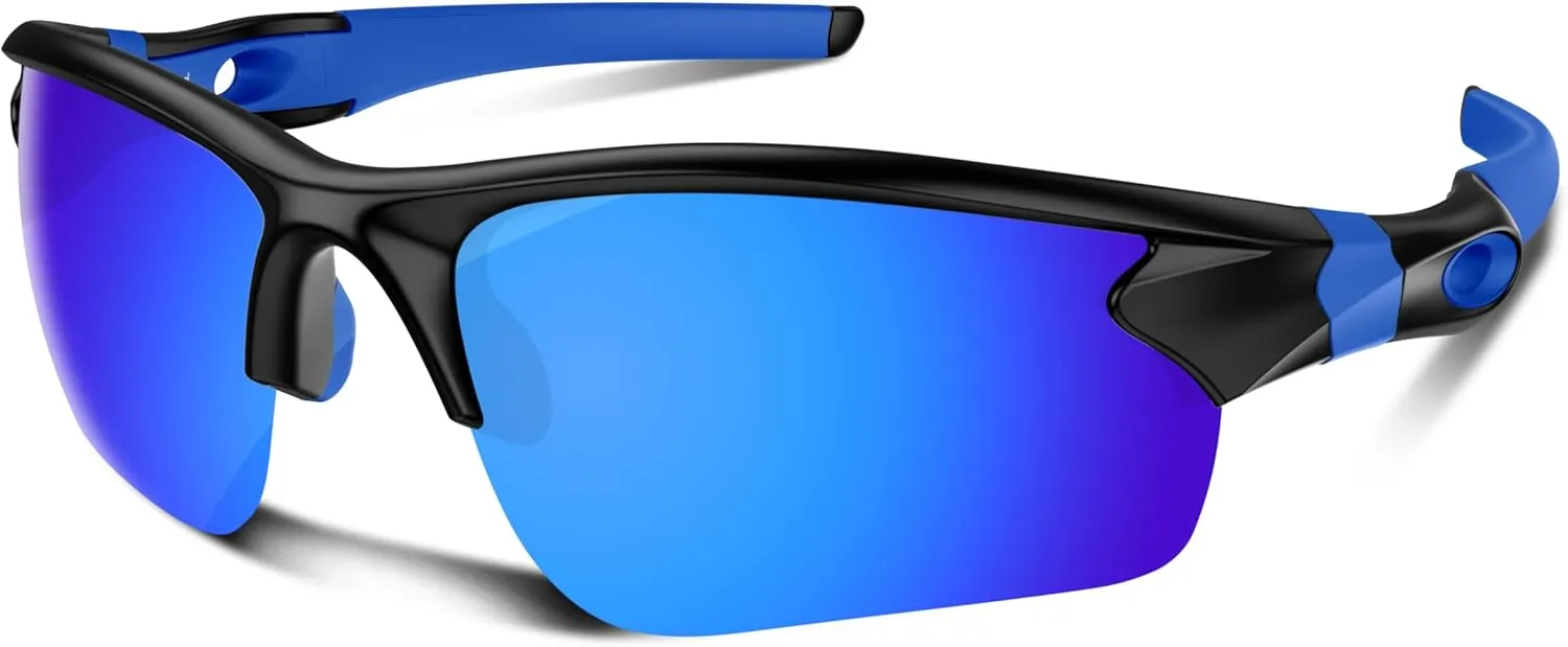 Polarized Sunglasses for Men Women Running Sunglasses Sports Cycling Driving Fishing Baseball Golf TAC UV400 TR90