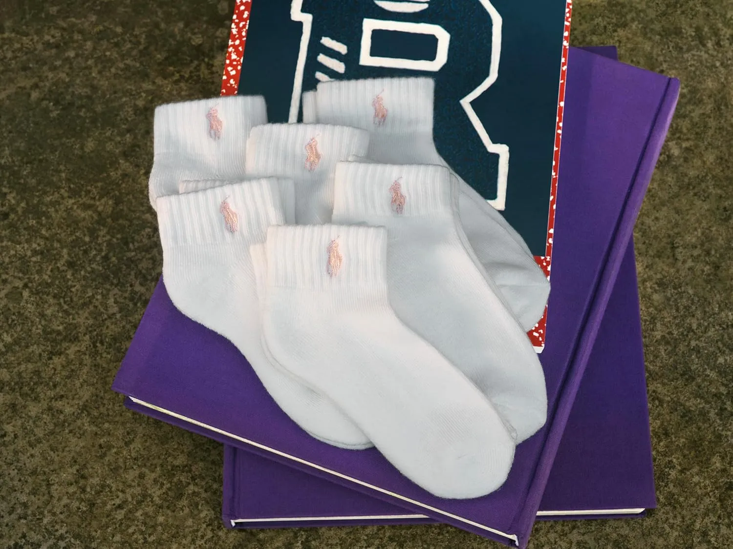 Polo Ralph Lauren Girls' Classic Sport Ankle Socks-6 Pair Pack-Soft Stretchy Yarn & Stay Up Top