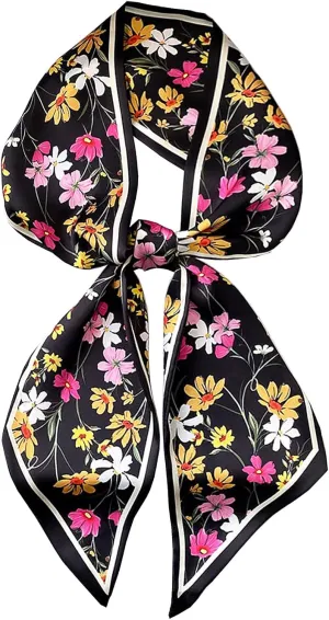 Purse Scarf For Handbags Head Scarves For Women's Hair Bags Scarfs Long Skinny Scarves Fashion Silky Headbands Accessories