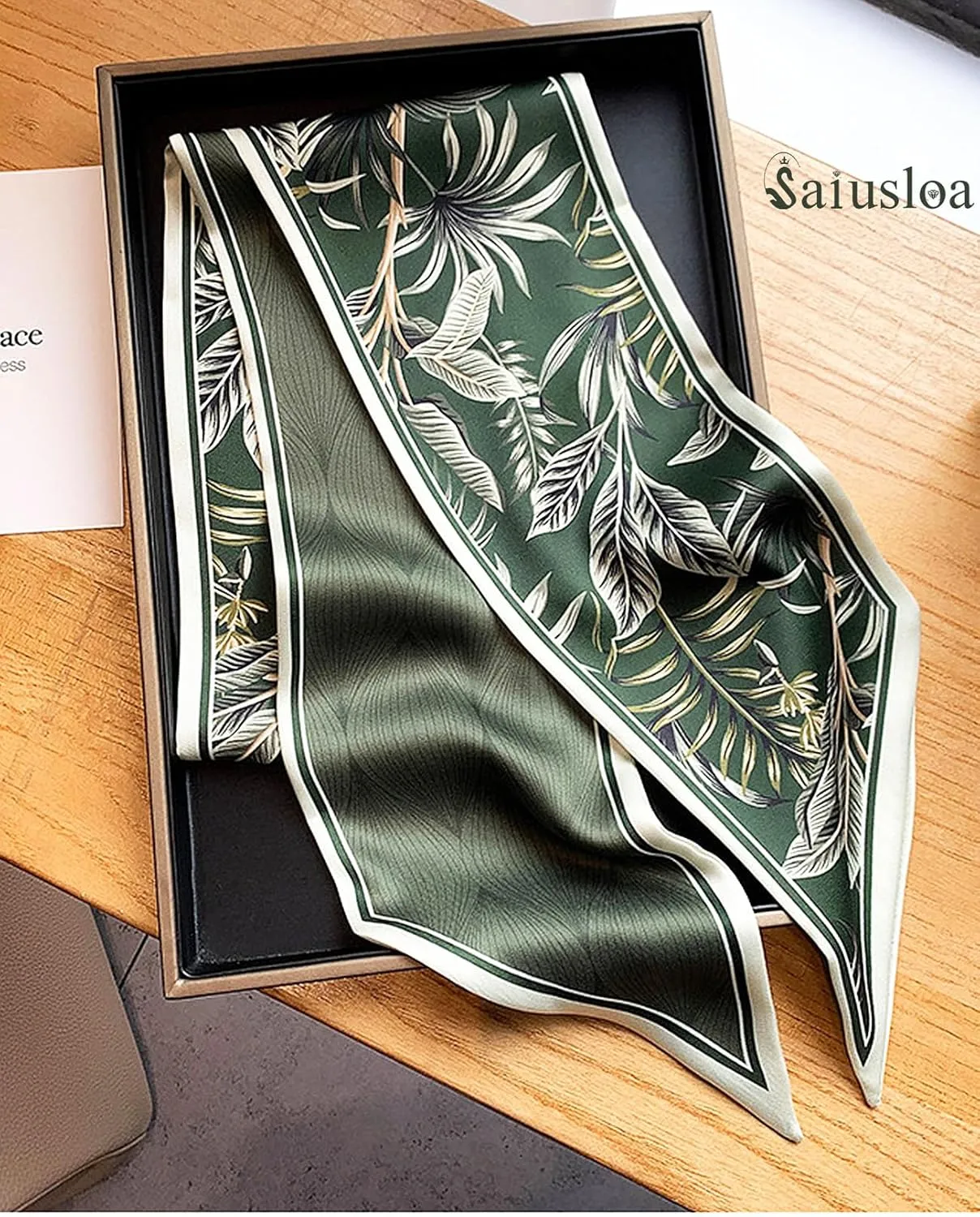 Purse Scarf For Handbags Head Scarves For Women's Hair Bags Scarfs Long Skinny Scarves Fashion Silky Headbands Accessories