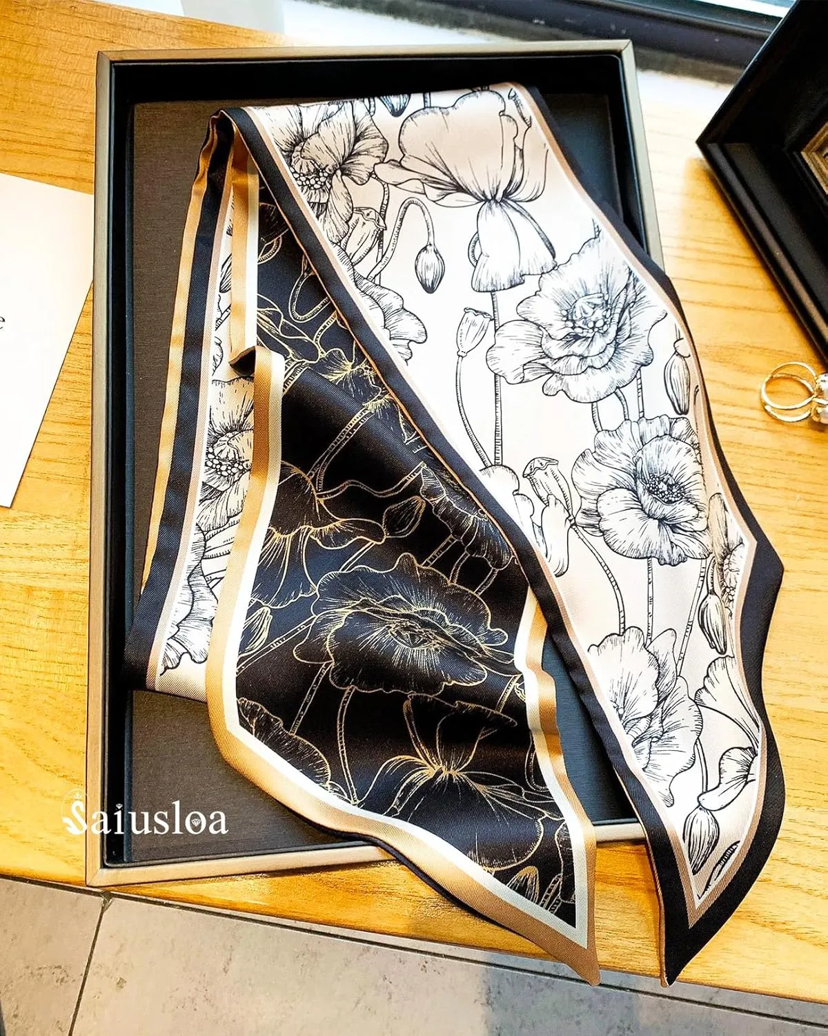 Purse Scarf For Handbags Head Scarves For Women's Hair Bags Scarfs Long Skinny Scarves Fashion Silky Headbands Accessories