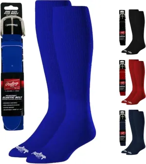Rawlings | Belt & Socks Combo | Baseball/Softball | Multiple Sizes & Colors