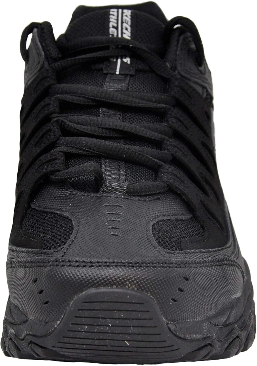 Skechers Men's Afterburn M. Fit Fashion Sneakers ?C Leather Upper, Memory Foam Insole, Rubber Outsole