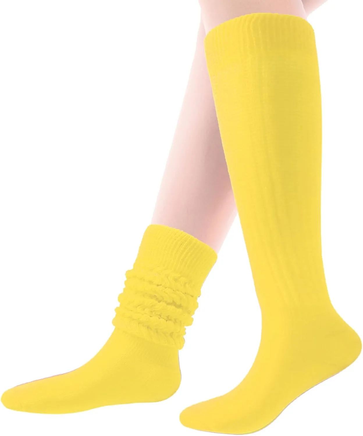 Slouch Socks Women 80s 90s Scrunch Socks Extra Long Slouchy Sock Knee High Sock