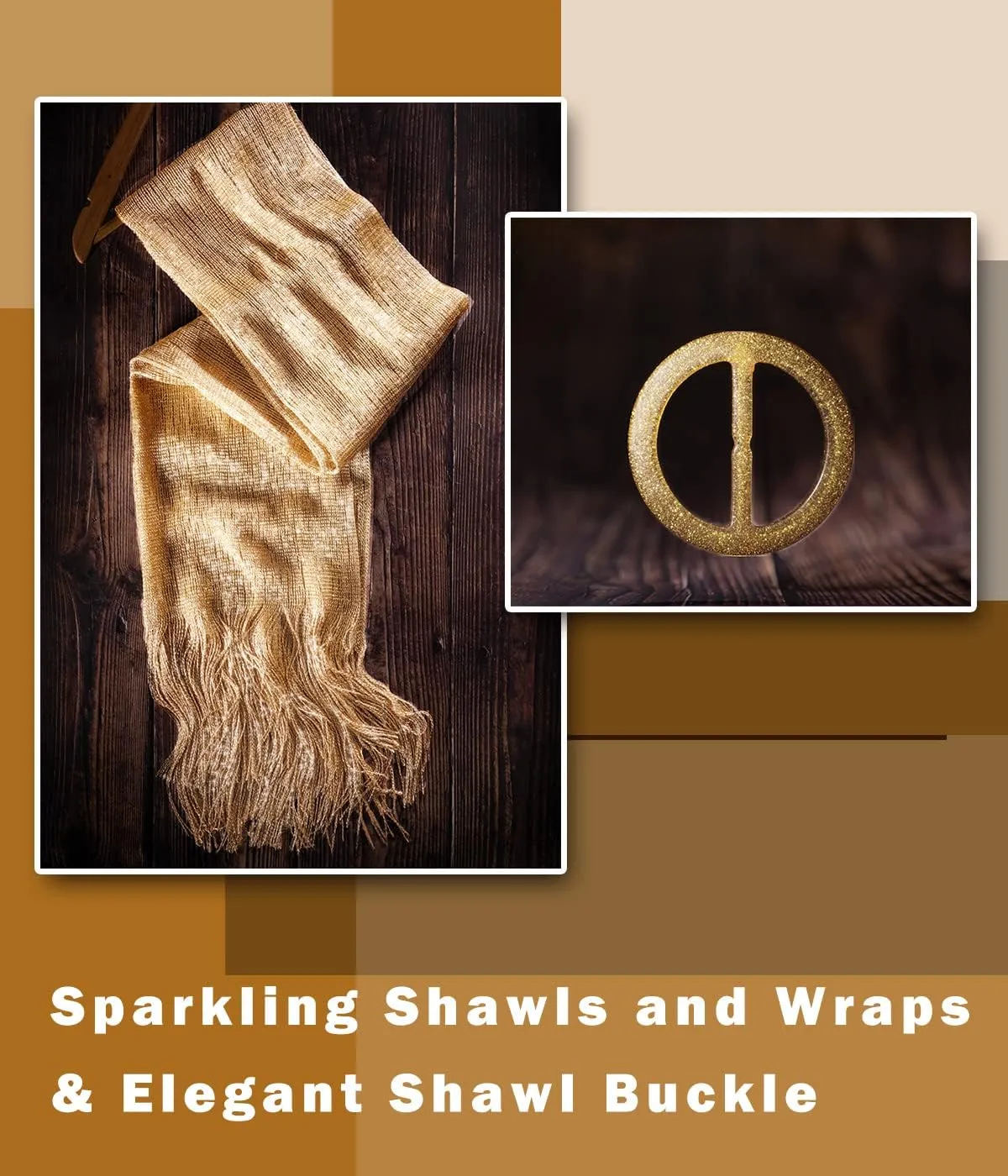 Sparkling Metallic Shawls and Wraps with Buckle,for Evening Dresses Party Wedding Bride Bridesmaid