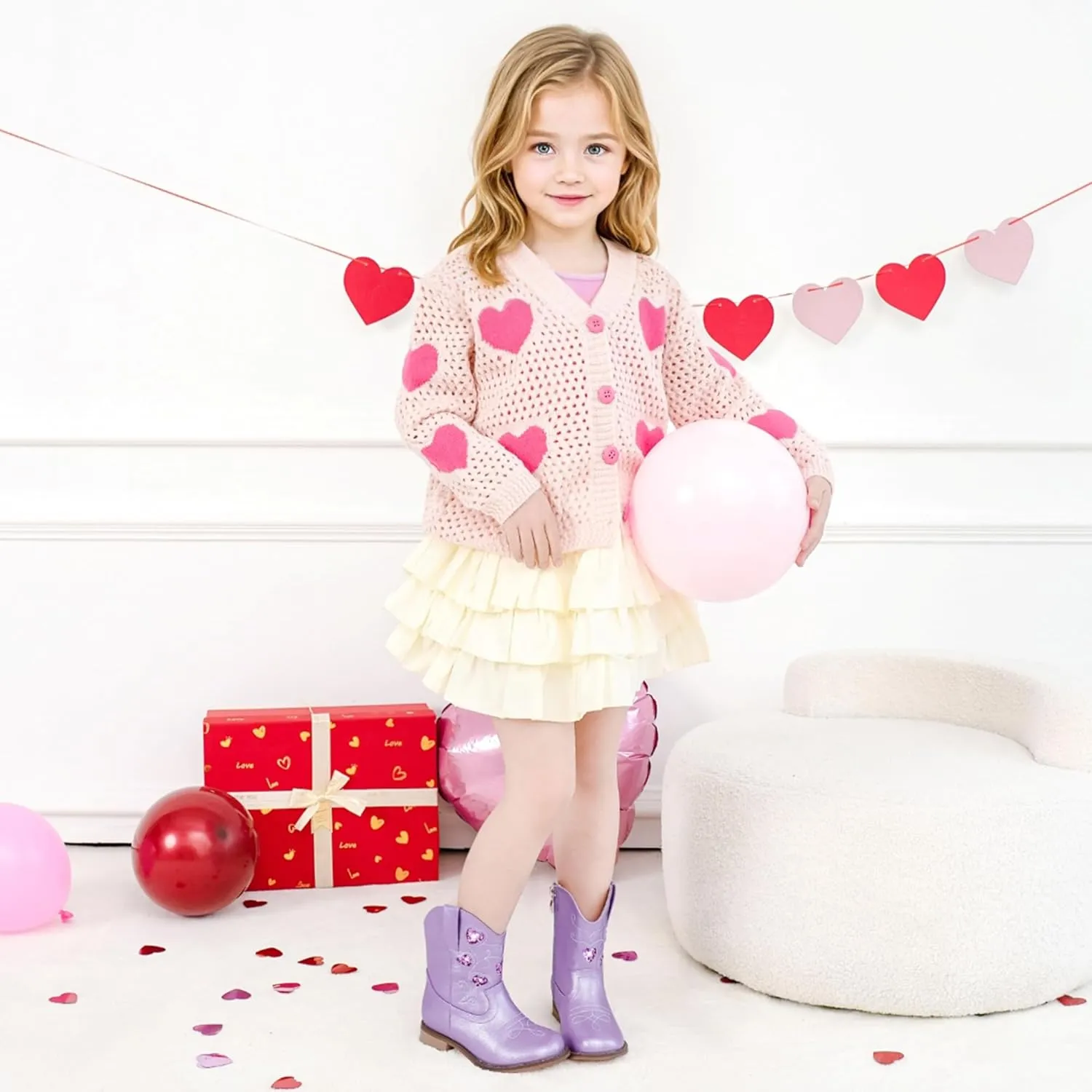 Toddler Cowgirl Boots Girls Cowboy Boot Ankle Toddler Girl Boot Kids Boots Western Horse Riding Shoes Birthday Party
