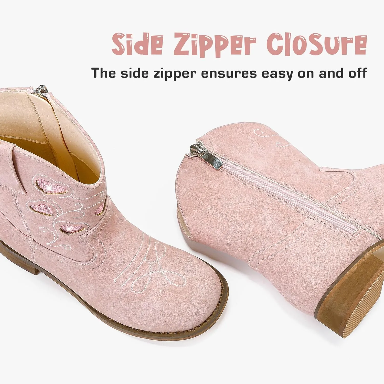 Toddler Cowgirl Boots Girls Cowboy Boot Ankle Toddler Girl Boot Kids Boots Western Horse Riding Shoes Birthday Party