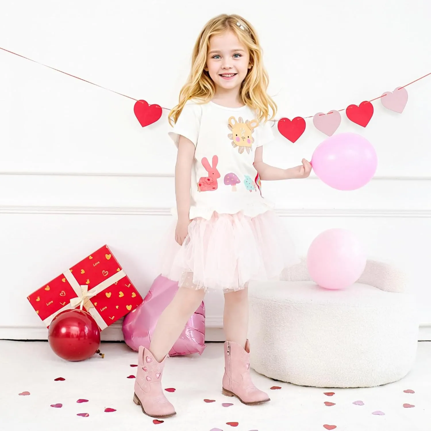 Toddler Cowgirl Boots Girls Cowboy Boot Ankle Toddler Girl Boot Kids Boots Western Horse Riding Shoes Birthday Party