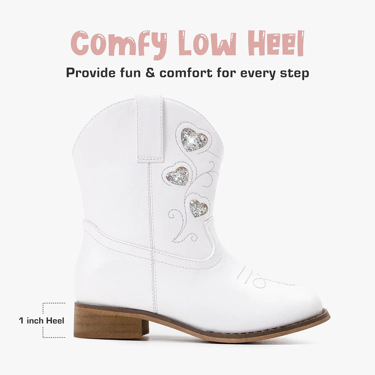 Toddler Cowgirl Boots Girls Cowboy Boot Ankle Toddler Girl Boot Kids Boots Western Horse Riding Shoes Birthday Party