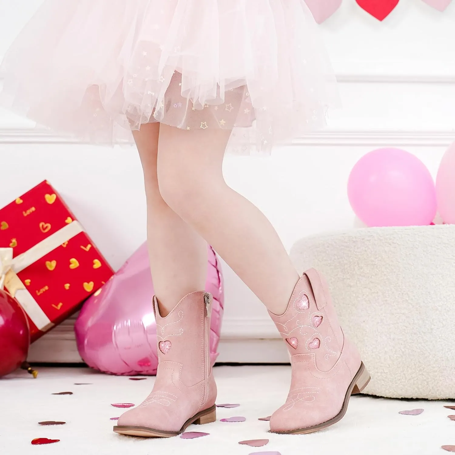 Toddler Cowgirl Boots Girls Cowboy Boot Ankle Toddler Girl Boot Kids Boots Western Horse Riding Shoes Birthday Party