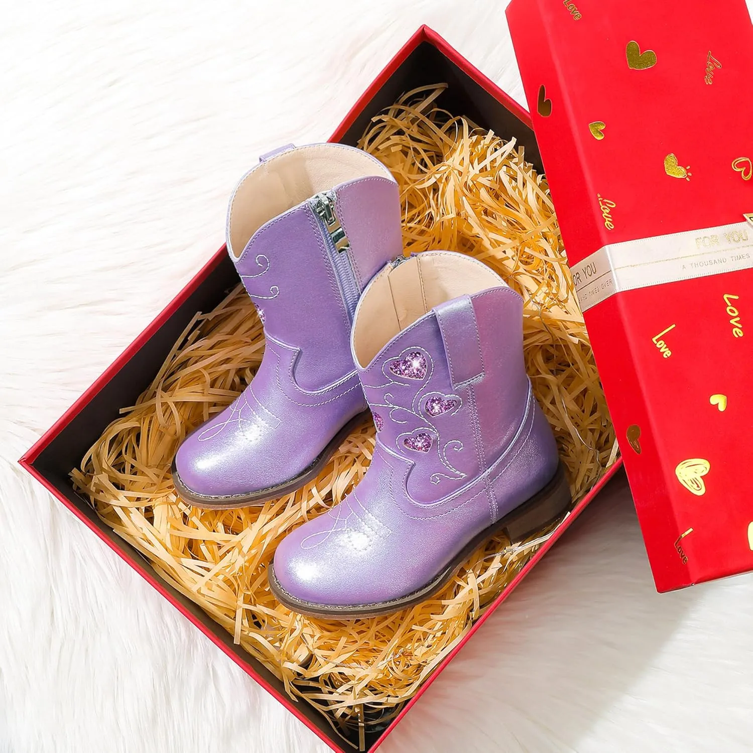 Toddler Cowgirl Boots Girls Cowboy Boot Ankle Toddler Girl Boot Kids Boots Western Horse Riding Shoes Birthday Party