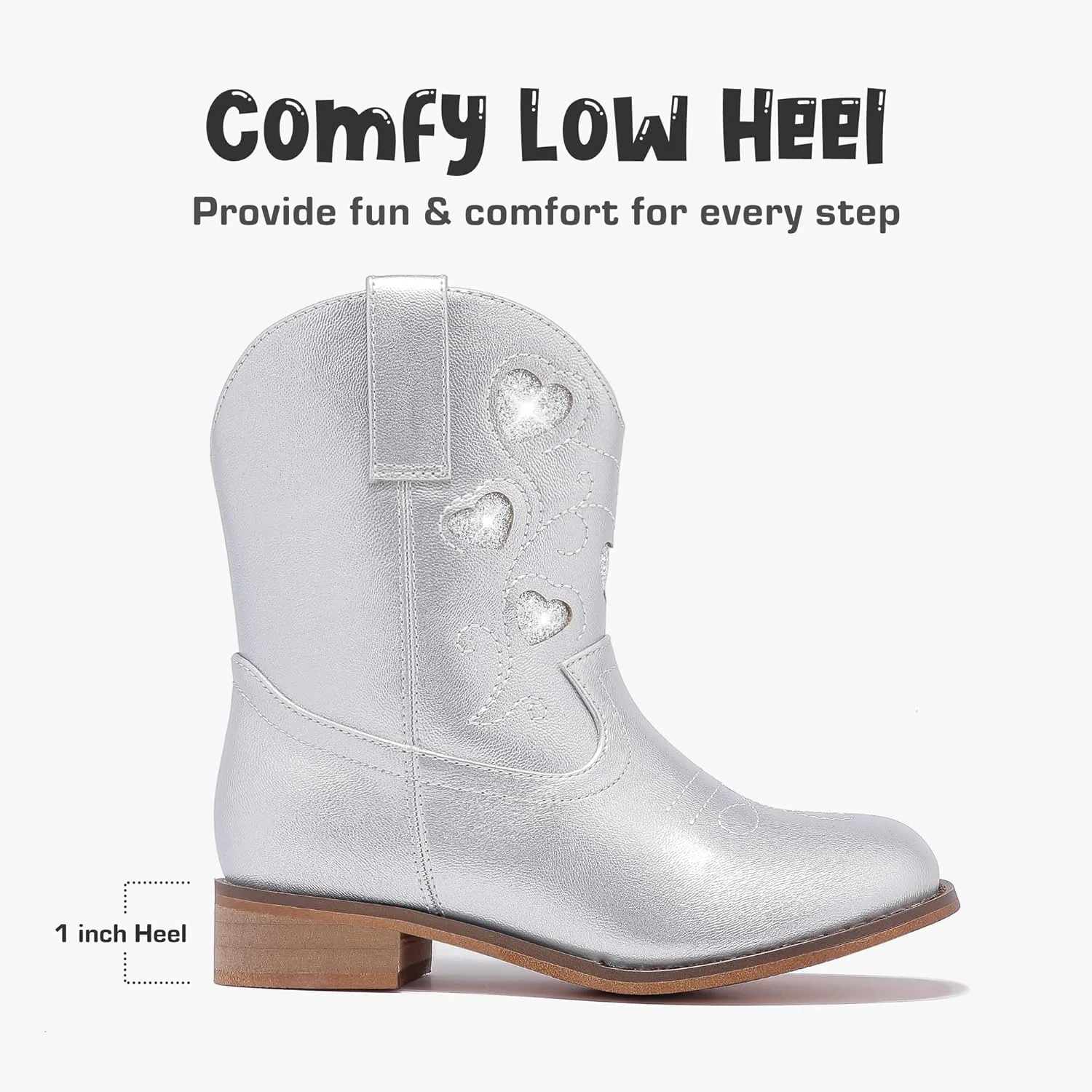 Toddler Cowgirl Boots Girls Cowboy Boot Ankle Toddler Girl Boot Kids Boots Western Horse Riding Shoes Birthday Party