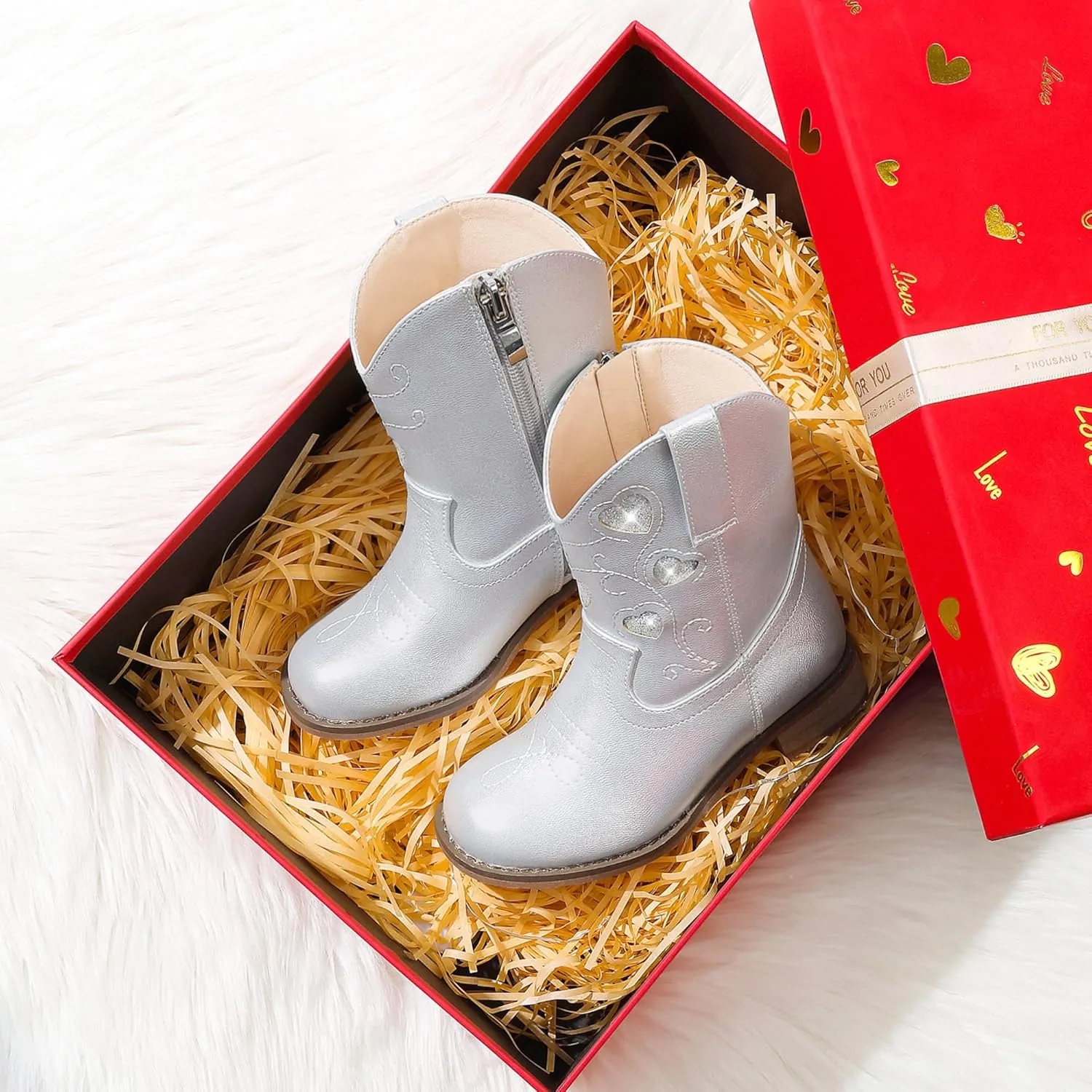Toddler Cowgirl Boots Girls Cowboy Boot Ankle Toddler Girl Boot Kids Boots Western Horse Riding Shoes Birthday Party