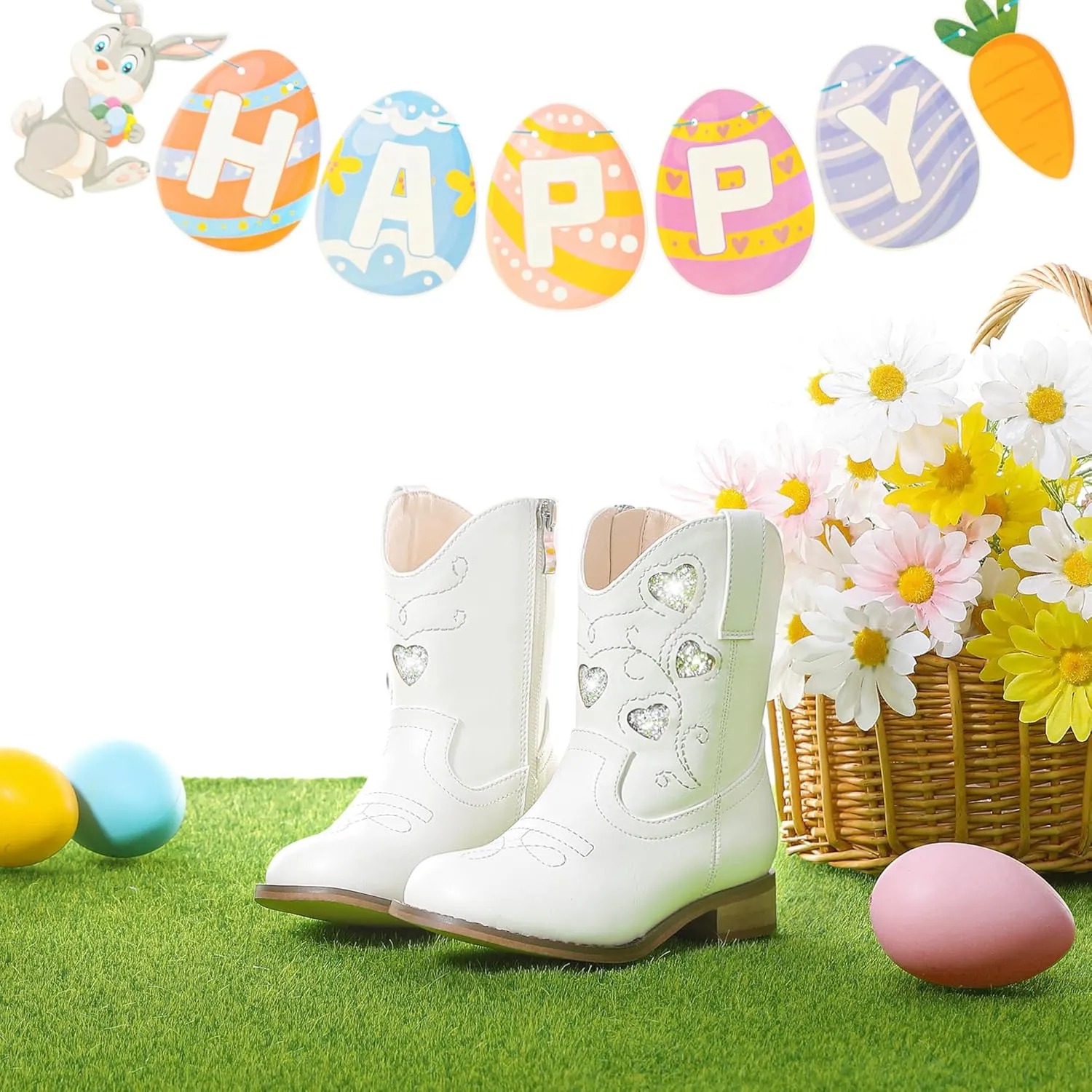 Toddler Cowgirl Boots Girls Cowboy Boot Ankle Toddler Girl Boot Kids Boots Western Horse Riding Shoes Birthday Party