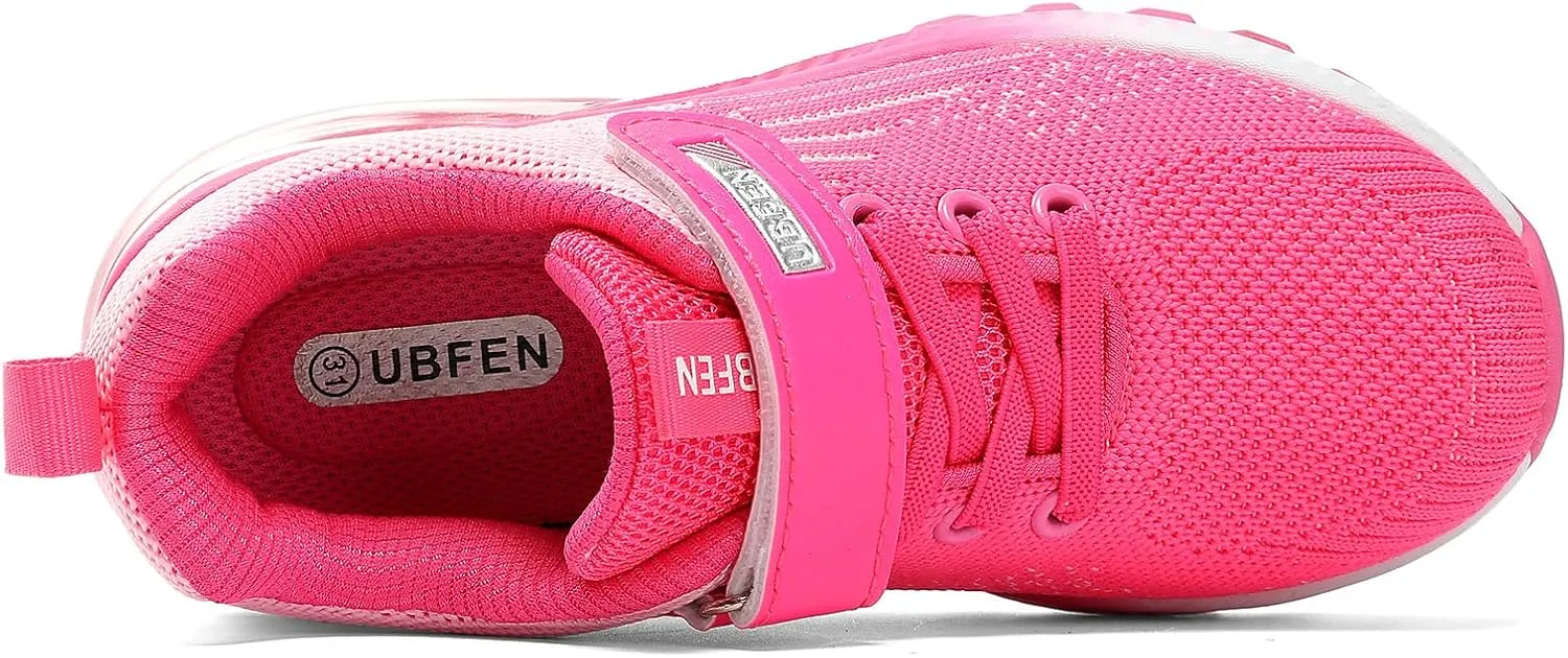 UBFEN Kids Sneakers Boys Girls Tennis Shoes for Running Athletic Walking Gym Sports Lightweight Breathable