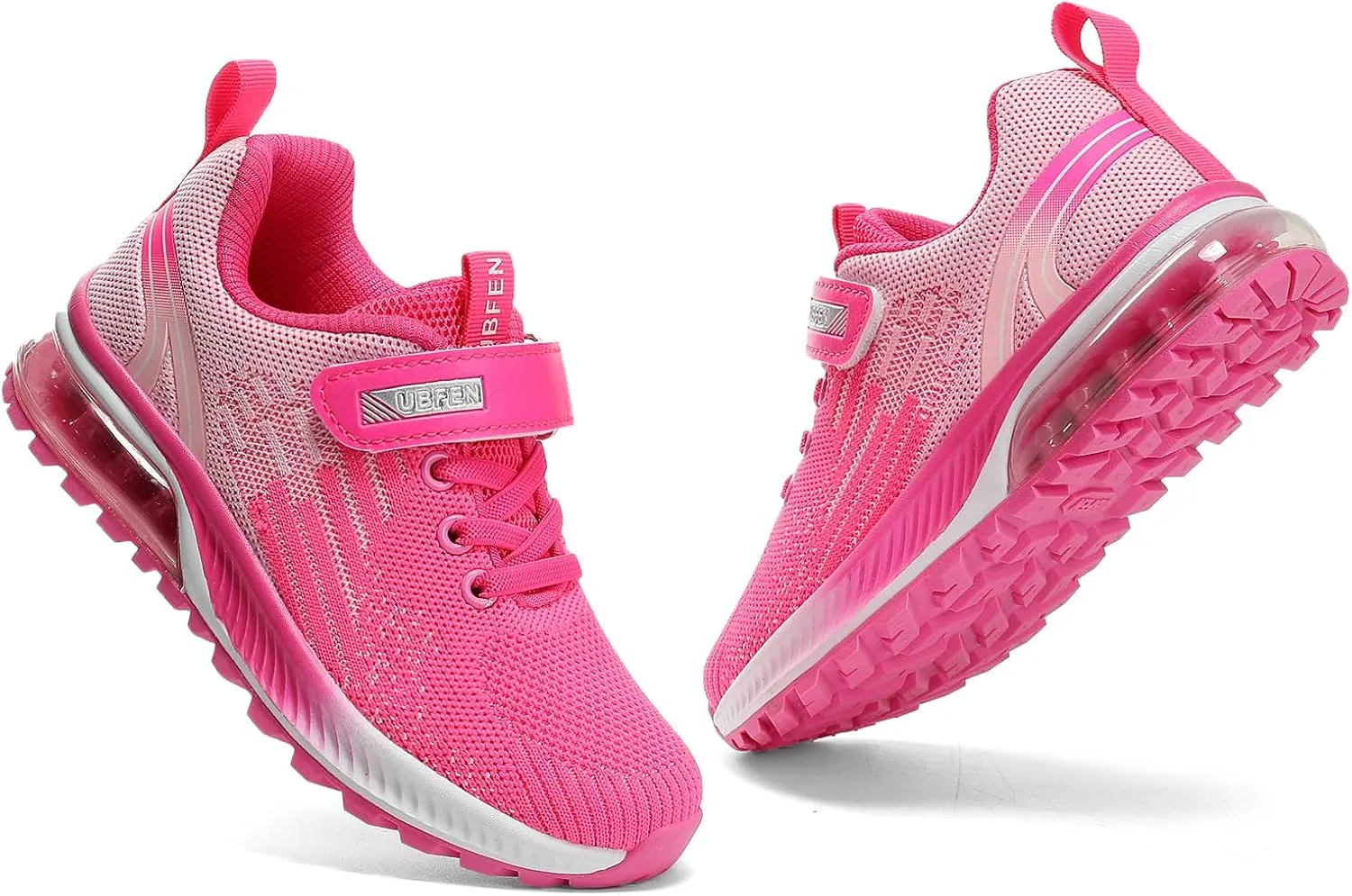 UBFEN Kids Sneakers Boys Girls Tennis Shoes for Running Athletic Walking Gym Sports Lightweight Breathable