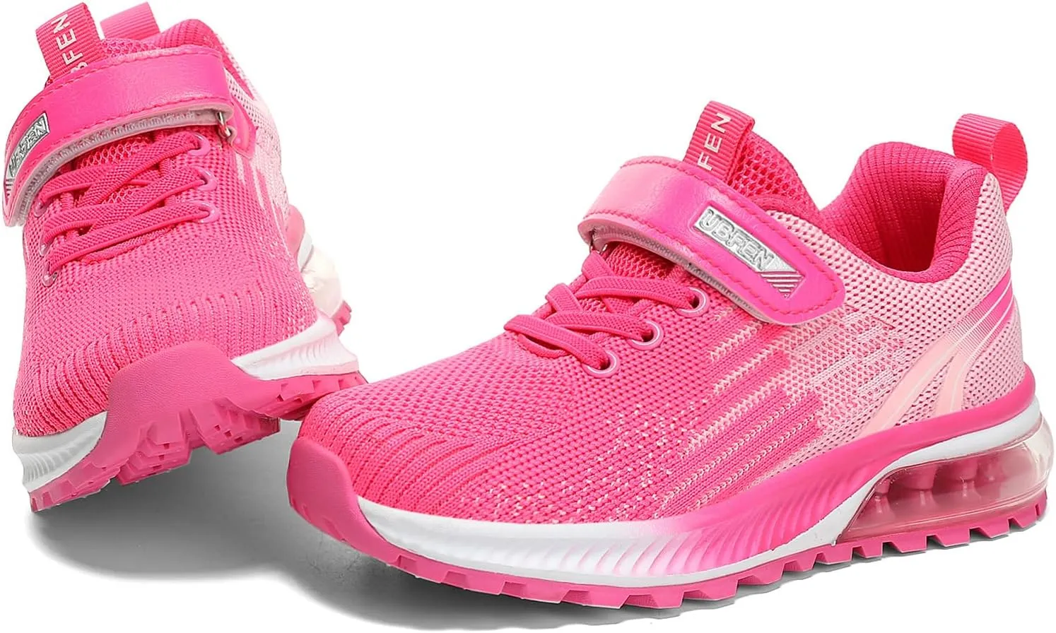 UBFEN Kids Sneakers Boys Girls Tennis Shoes for Running Athletic Walking Gym Sports Lightweight Breathable