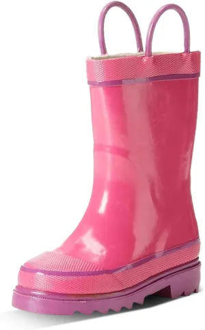 Western Chief Kids Waterproof Rubber Classic Rain Boot with Pull Handle