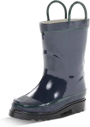 Western Chief Kids Waterproof Rubber Classic Rain Boot with Pull Handle