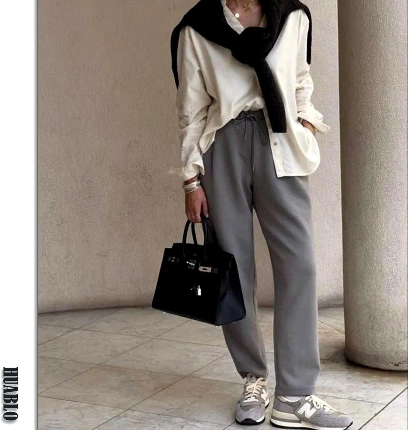 Women's Fashion Knitted Shawl - Khaki Sweater Shawl for Air-Conditioned Rooms